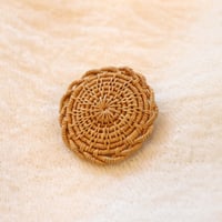 vintage saami accessory / rot slojd brooch A