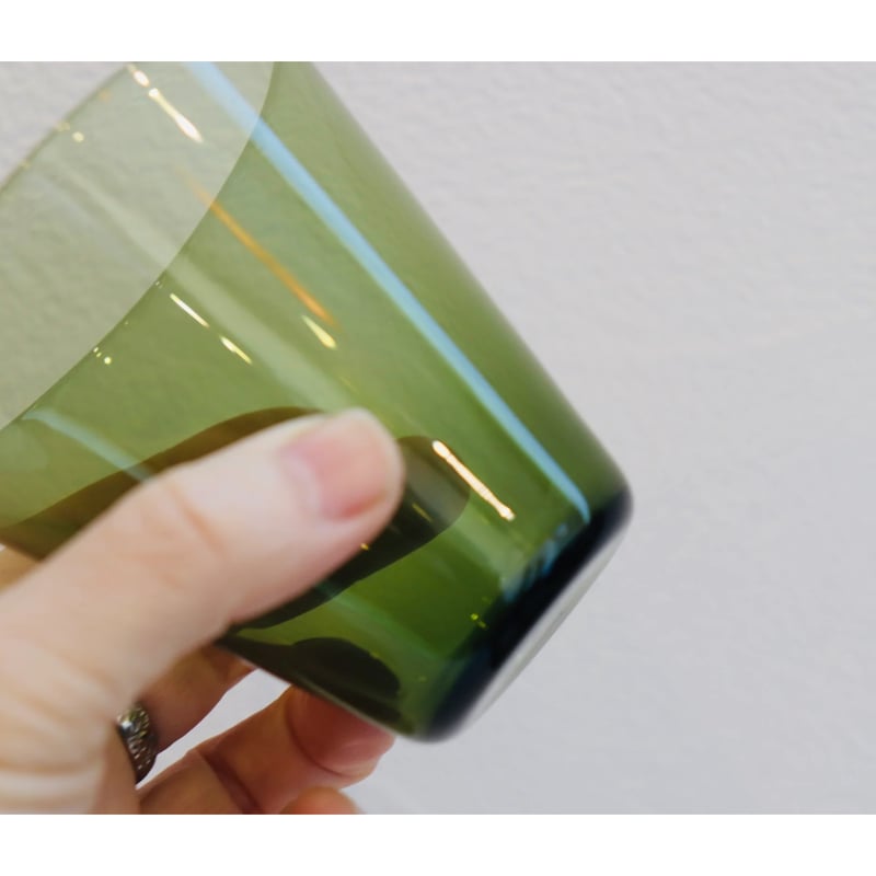 Nuutajarvi 2744 tumbler M light green | plum