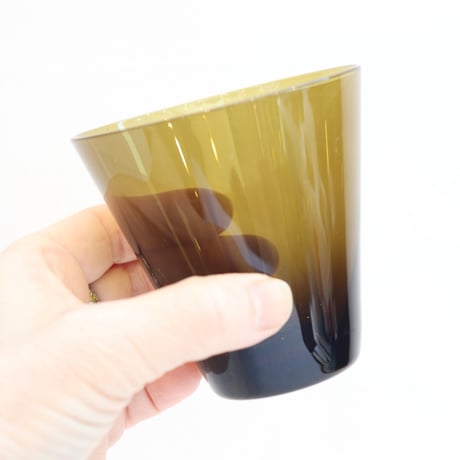 Nuutajarvi 2744 tumbler M  amber