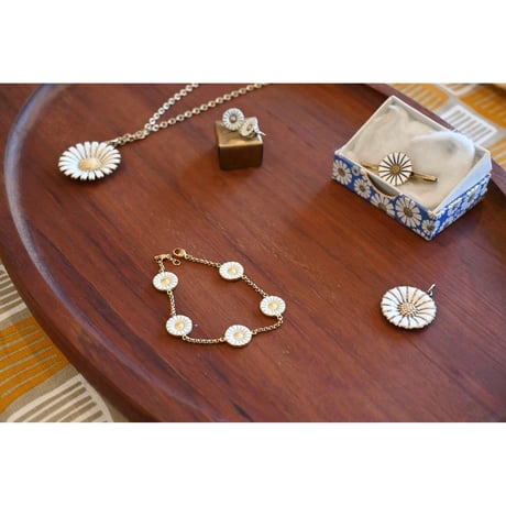Georg Jensen daisy pierce (silver gold plated)