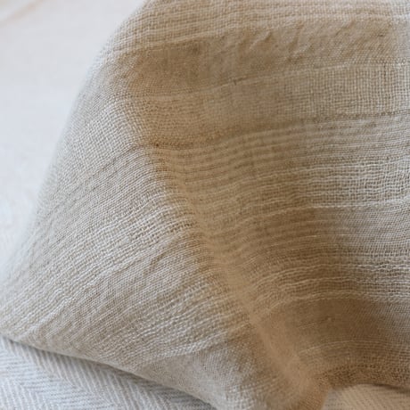 Tenjin linen half-size  kitchen towel 'gunnai-jima'
