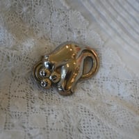 Georg Jensen lily of the valley silver brooch