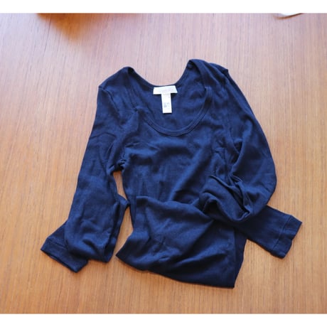 souple luz rib crewneck long sleeve tee