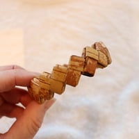 vintage saami accessory / birch braclet & ring set