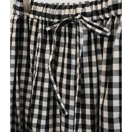 raha edodaki gingham check wide pants