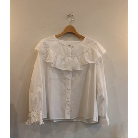 pot and tea frill blouse