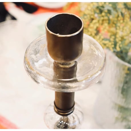Erik Höglund candle stand  gold