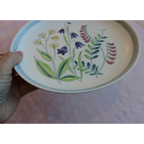 Rorstrand Lars Thoren ’vilda blommor' lunch plate A