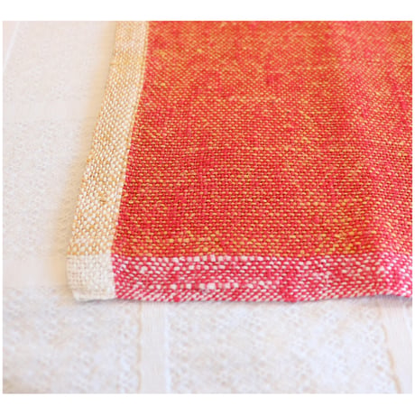 Tampella Dora Jung ’rustica' place mat pinkish red