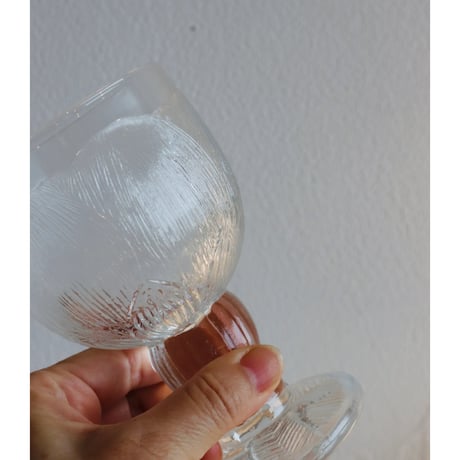 Nuutajärvi  Pioni wine glass