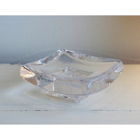 Bertil Vallien glass square tray