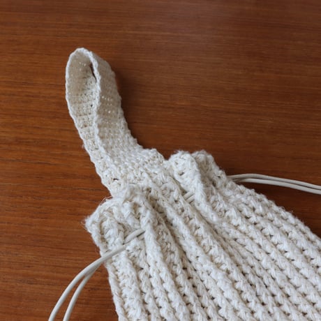 odnu handknitted 巾着bag