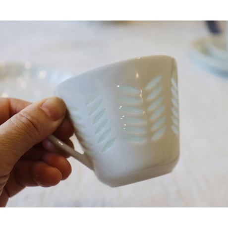 Arabia rice  coffee  c/s + dessertplate set  A
