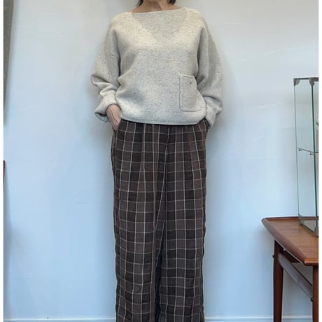 raha donegal tweed wide pull over