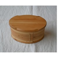 vintage lidded svepask (birch wood box)