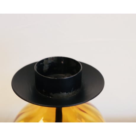 Erik Höglund candle stand amber