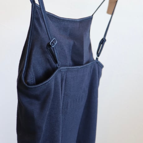 souple luz rib straight neck brapad camisole navy
