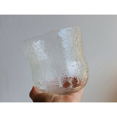 Nuutajarvi Fauna bowl  clear