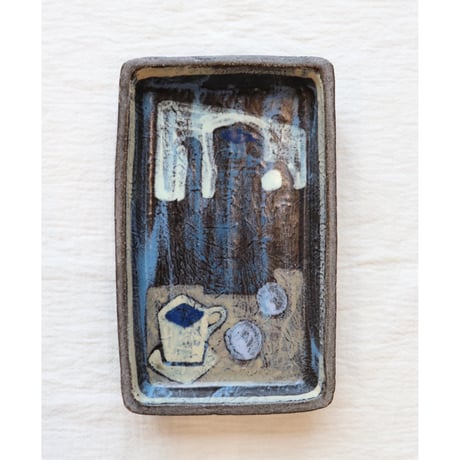 Kai Klinge rectangler bowl / wall plate