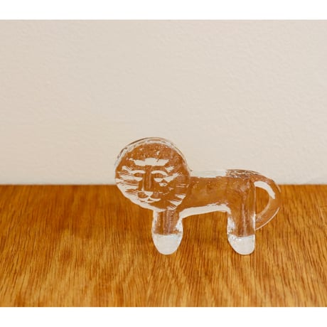 Kosta Boda lion figurine small