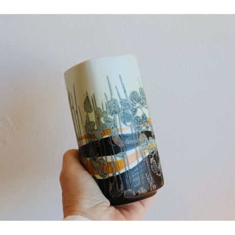 Royal Copenhagen　/　Aluminia Baca vase