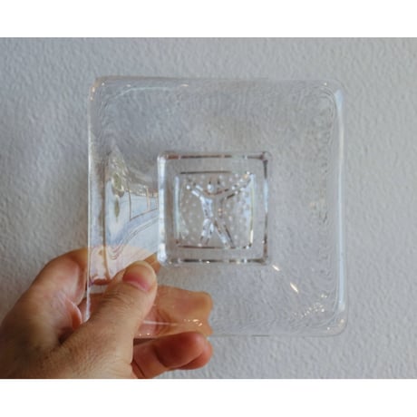 Bertil Vallien glass square tray