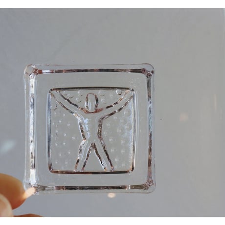 Bertil Vallien glass square tray