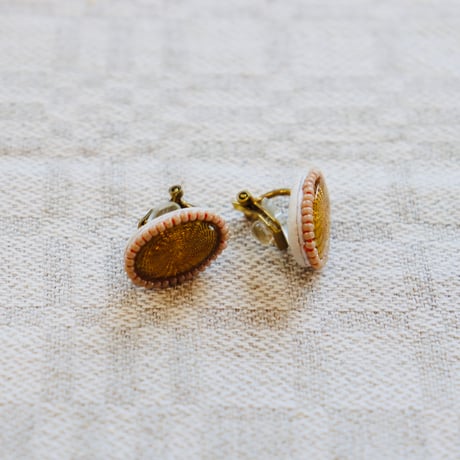 Reflect gold  pierce / earrings