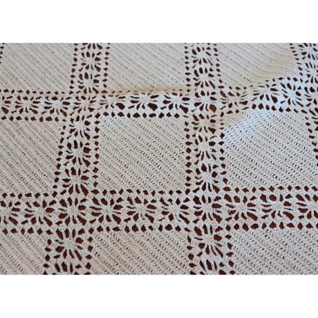 Vintage handcrochet square cloth