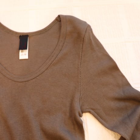 souple luz rib crewneck long sleeve tee