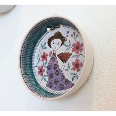 Kupittaan Savi wall plate by Laila Zink