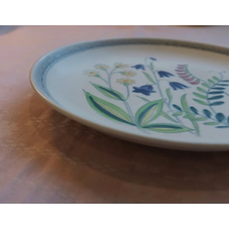 Rorstrand Lars Thoren 'Vilda Blommor' lunch plate B