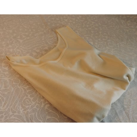 miho umezawa soft cotton rib tank top inner tee