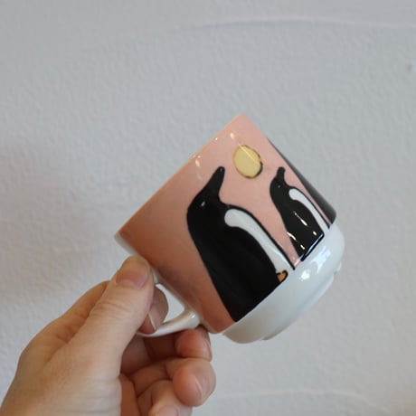 Arabia Helja Liukko Sundstrom penguin  2 mugs set