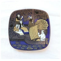 arabia kalevala 1983 annual wall plate with original box