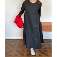 pot and tea linen twill back ribbon one piece