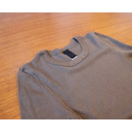 souple luz rib tight neck rib long sleeve tee