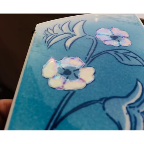 Arabia Helja Liukko Sundstrom wall plaque 'flowers'