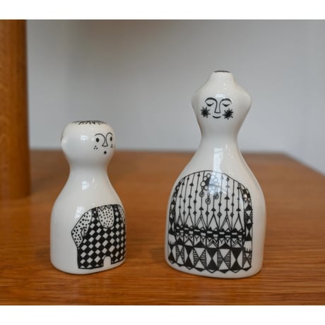 Figgjo spice jar set 'mom and boy'