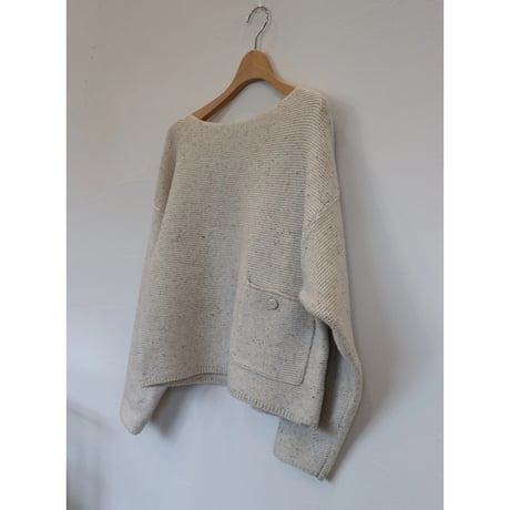 raha donegal tweed wide pull over