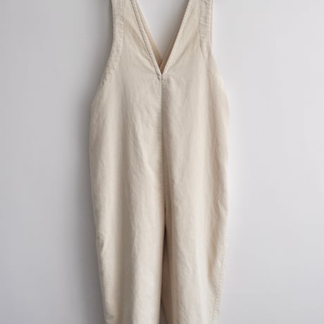 miho umezawa 14W corduroy salopette pants ivory　medium