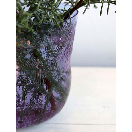 Nuutajarvi Fauna purple bowl