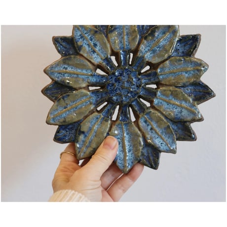 Gabi Citroen Tenborg  wall plaque flower