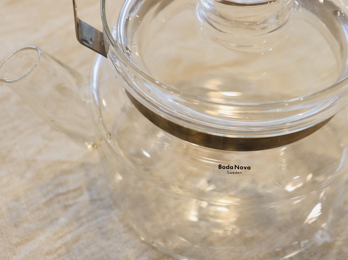 Boda Nova Sweden イルムス ガラス キャニスター Boda Nova Sweden