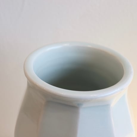 五十嵐元次　花器  面取り
