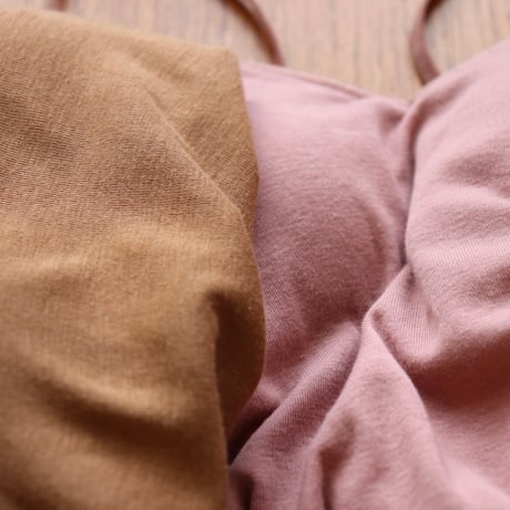 souple luz rib brapad camisole  cocoa