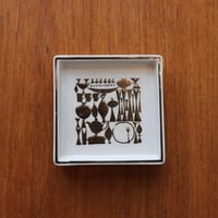 Gustavsberg Stig Lindberg　’Grazia’　square plate