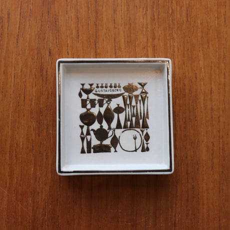 Gustavsberg Stig Lindberg　’Grazia’　square plate