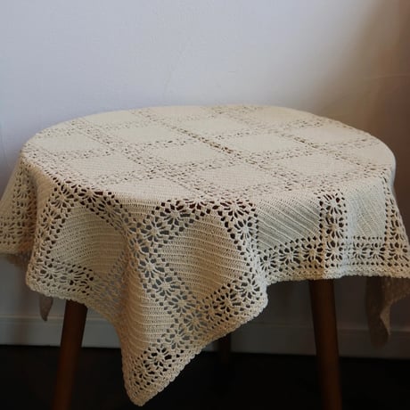 Vintage handcrochet square cloth