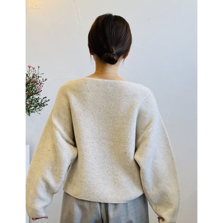 raha donegal tweed wide pull over